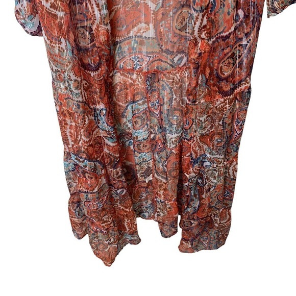 ANTHROPOLOGIE‎ Paisley Tiered Kimono SZ O/S - Picture 7 of 8